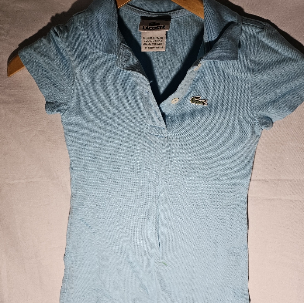 Lacoste Girls long shirt/dredd